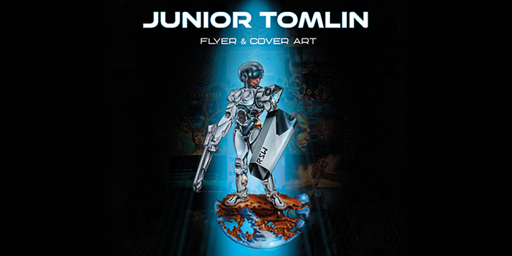 Junior Tomlin Flyer & Cover Art book cover